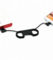 Portable Cable with Bottle Opener Micro USB or 8 Pin[Micro USB, Black]