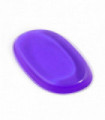 Silicone MakeUp Sponge Blending Applicator Puff Washable Skin Care Blusher Brush[Purple]