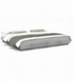 vidaXL Bed Frame Concrete Grey 180x200 Super King cm Engineered Wood