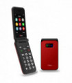 TTfone Red TT760 Flip 4G Mobile with USB C Cable, EE Pay As You Go