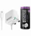 Tech Energi Micro-USB Mains Charger 1Amp - White