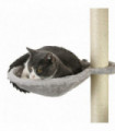 PawHut 4PCs Cat Wall Furniture with Hammock, Ladder, Platforms, Steps, Grey