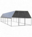 vidaXL Chicken Cage 3x10x2 m Galvanised Steel