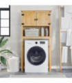 vidaXL Bathroom Washing Machine Cabinet Corona Solid Wood Pine