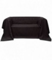 Micro-suede Couch Slipcover Brown 140 x 210 cm