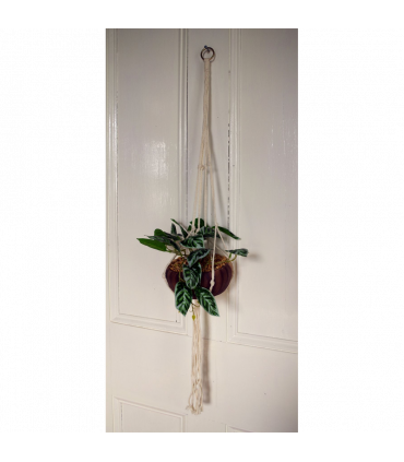 85cm Hanging Artificial Potted Pothos Plant with Planter