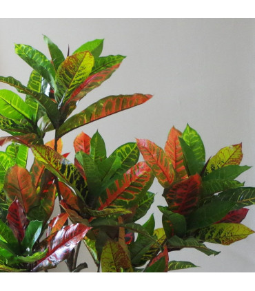 130cm Artificial Codiaeum Multicoloured Tree