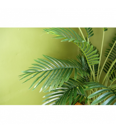 110cm Large Artificial Areca Palm Tree Potted in Black Pot