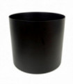 Leaf Metal Planter Plant Pot Black 20 x 18cm