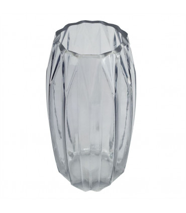 30cm Clear Contemporary Glass Vase