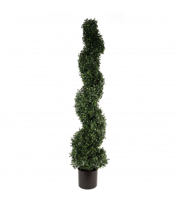 120cm UV Resistant Boxwood Tree Spiral Topiary 1058 leaves