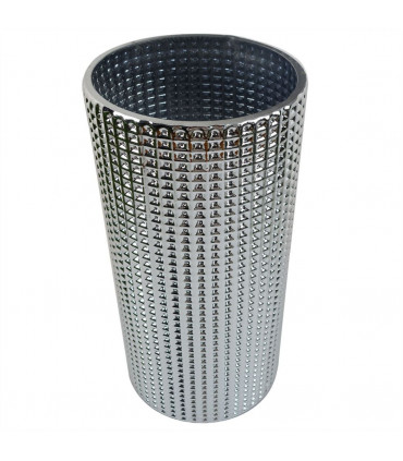 30cm Silver Dot Glass Vase