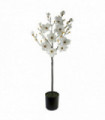 140cm Magnolia Artificial Tree White Potted