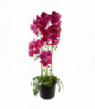 110cm Large Pink Orchid Plant Artifcial 41 REAL TOUCH flowers