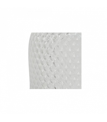 29cm Clear Glass Diamond Vase