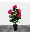 Artificial Hydrangea Flowering Plant Pink