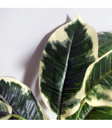 40cm Artificial Pothos Plant Variegated Shrub with Planter