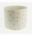 Gold Dot Planter Plant Pot 18 x 18 x 15cm