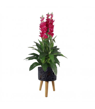 35cm x 24cm Large Lunar Black Planter