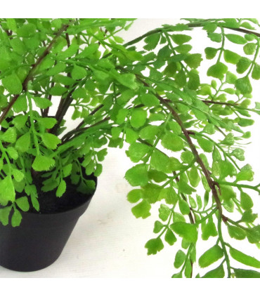 35cm Artificial Potted Fern Plant (Southern Maidenhair Fern)