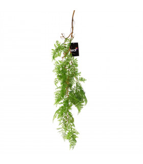 100cm Artificial Hanging Maidenhair Fern Plant Dark Green