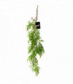 100cm Artificial Hanging Maidenhair Fern Plant Dark Green