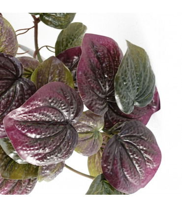 35cm Artificial Trailing Purple Potted Pothos Plant Realistic