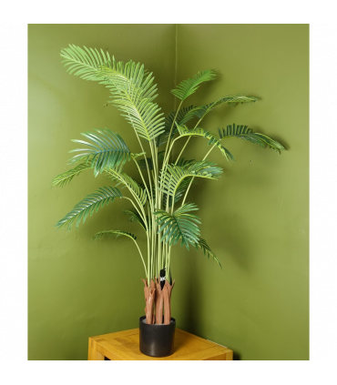 150cm Large Artificial Areca Palm Tree Potted in Black Pot