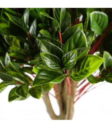 90cm UV Resistant Gloxinia Single Ball Topiary with 1608 Leaves and Natural Trunk