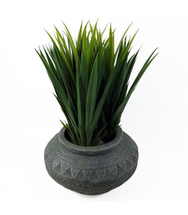 21cm x 40cm Large Grey Gliese Triangle Planter