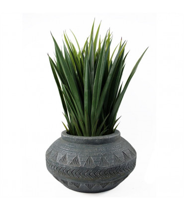 21cm x 40cm Large Grey Gliese Triangle Planter