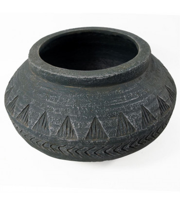 21cm x 40cm Large Grey Gliese Triangle Planter