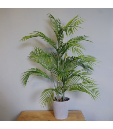 90cm Artificial Palm Tree Potted in Decorative Planter