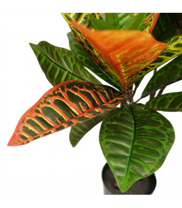 140cm Artificial Codiaeum Tree with 179 Leaves