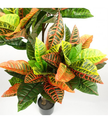 140cm Artificial Codiaeum Tree with 179 Leaves