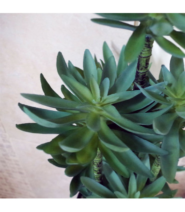 60cm Artificial Tropical Yukka Palm Potted in Planter