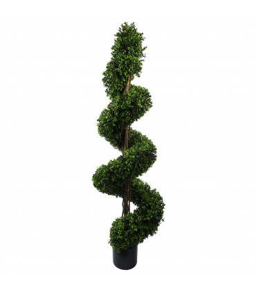 150cm Sprial Buxus Artificial Tree UV Resistant Outdoor