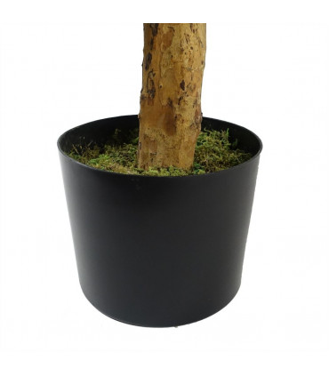 75cm Artificial Pink Bush Hydrangea Plant Potted