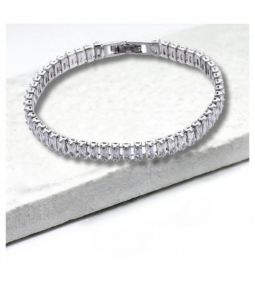 Cubic Zirconia Classic Tennis Bracelet