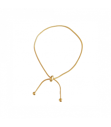 Gold Simple Slider Bracelet