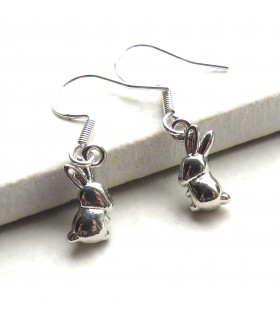 Bunny Rabbit Drop Earrings