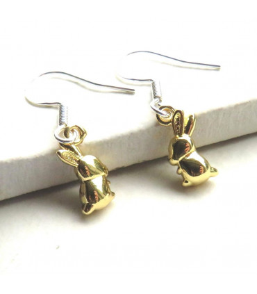 Bunny Rabbit Drop Earrings