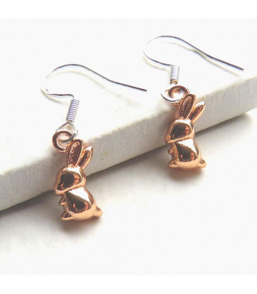 Bunny Rabbit Drop Earrings