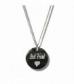 Best Friend Disc Necklace & Heart Symbol