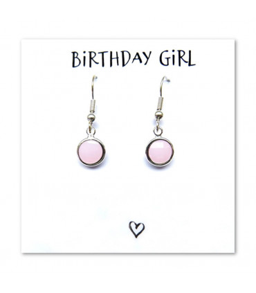 Birthday Girl Earrings & Card