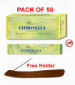 Citronella INCENSE STICKS Candles Outdoor Garden Anti Bug Fly Mosquito Insect [50 Sticks]