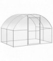 Outdoor Chicken Coop 3x2x2 m Galvanised Steel