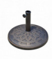 Patio Umbrella Stand 14KG Round Bronze