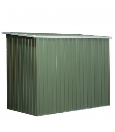 Garden Storage Shed Sloped Roof Outdoor Equipment Tool Storage 213x130x173cm