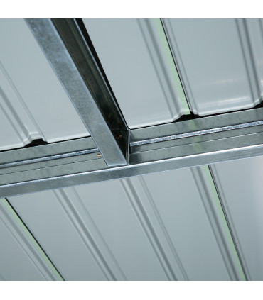 Garden Storage Shed Sloped Roof Outdoor Equipment Tool Storage 213x130x173cm